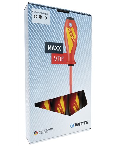 Witte-653747-Juego de 7 destornilladores MAXX VDE (PL/PH)