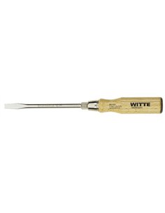 Witte-96104-Destornillador de punta plana con mango de madera (7x125)