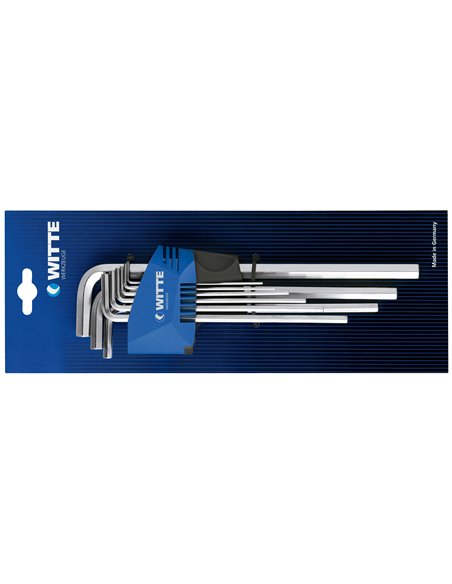 Witte-45030-Juego de 9 llaves Allen largas