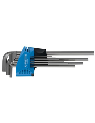 Witte-45030-Juego de 9 llaves Allen largas