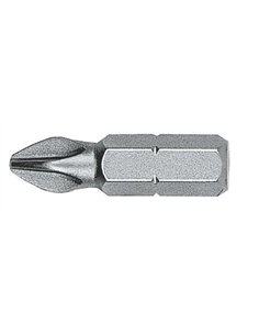 Witte-27018-Caja de 100 puntas Phillips STANDARD guía 1/4" corta (PH0x25 mm)