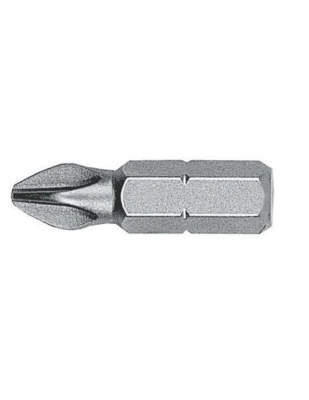 Witte-27018-Caja de 100 puntas Phillips STANDARD guía 1/4" corta (PH0x25 mm)