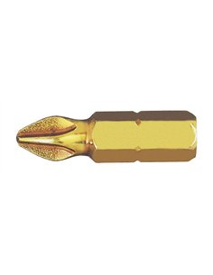 Witte-27120-Punta Phillips STANDARD-E extra dura guía 1/4" corta (PH1x25)