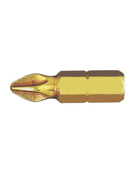Witte-27121-Punta Phillips STANDARD-E extra dura guía 1/4" corta (PH2x25)