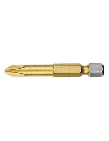 Witte-27553-Punta Phillips STANDARD TIN guía 1/4" larga (PH3x50)