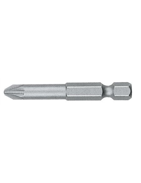 Witte-27563-Punta Pozidriv STANDARD guía 1/4" larga (PZ1x125)
