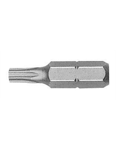 Witte-29486-Punta Torx seguridad STANDARD guía 1/4" corta (T40x25)