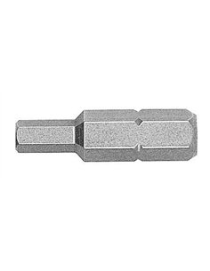 Witte-27086-Punta hexagonal STANDARD guía 1/4" corta (6x25)
