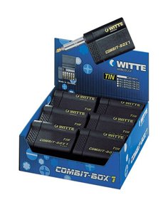Witte-27624-Caja de puntas de atornillar COMBIT-BOX 7 granel (Tipo Bitflex TiN negro) 2