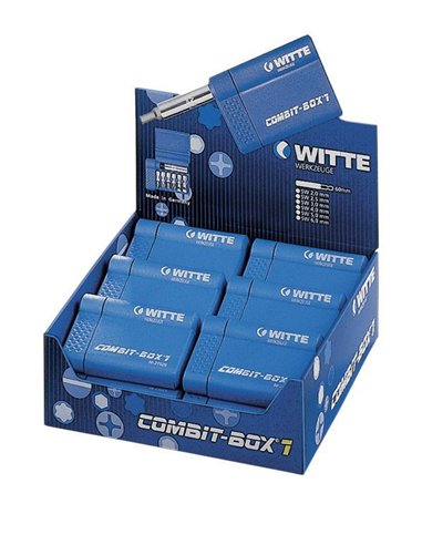 Witte-27625-Caja de puntas de atornillar COMBIT-BOX 7 granel (Tipo Torx amarillo)