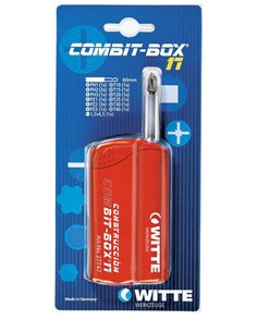 Witte-27776-Caja de puntas de atornillar COMBIT-BOX 17 blíster (Tipo TiN)
