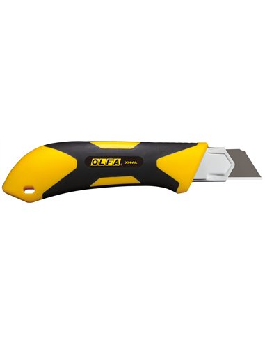 Olfa-XH-AL-Cúter con mango antideslizante, bloqueo automático y cuchilla de 25 mm