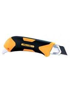 Olfa-L5-AL-Cúter con bloqueo automático, mango antideslizante, púa de metal duro y cuchilla de 18 mm 2