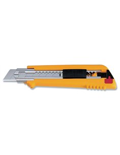 Olfa-PL-1-Cúter con bloqueo automático, mecanismo de cambio automático de cuchilla con cargador para 6 cuchillas y cuchilla de 1