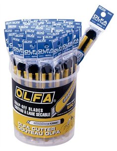 Olfa-SPC-1/40-Pack de 40 cúters básicos con cuchilla 9 mm