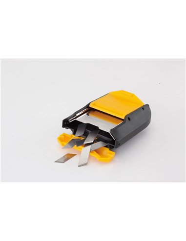 Olfa-DC-5-Contenedor para cuchillas usadas para cinturón o bolsa portaherramientas