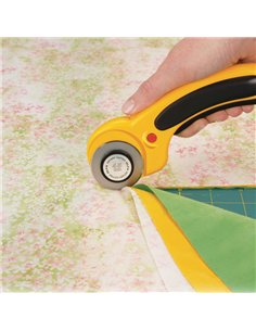 Olfa-RTY-2/DX-Cúter rotativo con botón pulsador de bloqueo y cuchilla circular de 45 mm 2