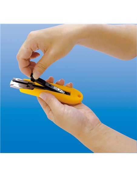 Olfa-SK-5-Cúter de seguridad con cuchilla trapezoidal de 17,5 mm