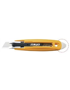 Olfa-SK-9-Cúter de seguridad con púa de metal duro y cuchilla trapezoidal de 17,5 mm