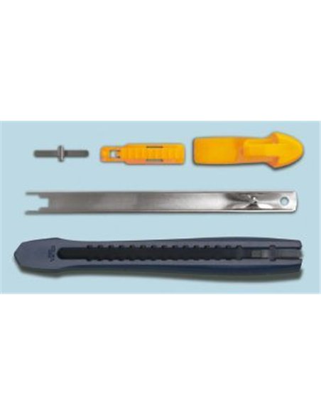 Olfa-ES-1/green-Cúter plástico reciclado con cuchilla de 9 mm