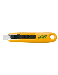 Olfa-SK-7GREEN-Cúter plástico reciclado con cuchilla trapezoidal de 12,5 mm