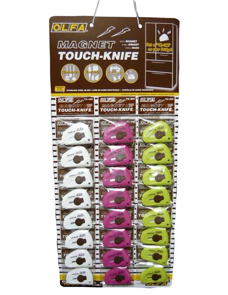Olfa-TK-3M/24-Display de 24 Mini Cúters magnéticos