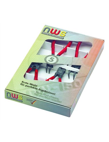 NWS-792-Juego 4 pzas. Circlips ( 2 alicates rectos2 alicates curvos )