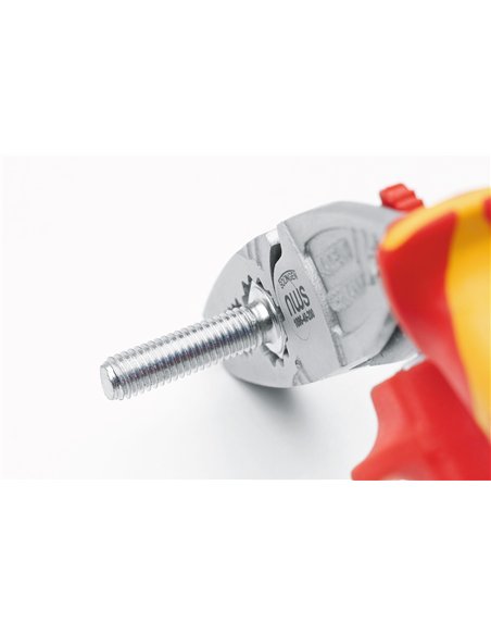 NWS-1096-49-VDE-200-Alicate cabeza acodada multifunción Serie 49 VDE Largo 200 mm