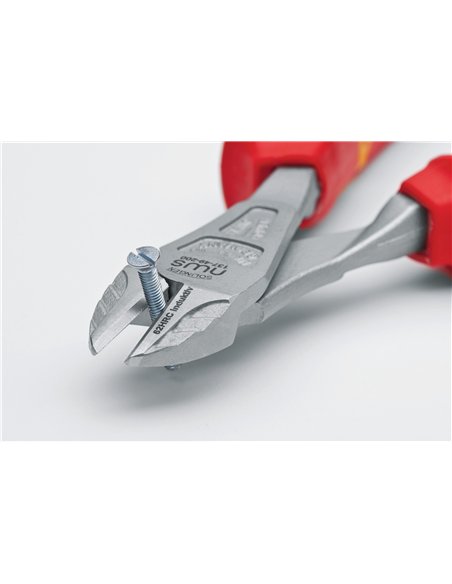 NWS-137-49VDE-200-Alicate corte diagonal modelo americano Serie 49 VDE Largo 200 mm