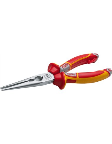 NWS-140-49VDE-205-Alicate boca semiredonda recta Serie 49 VDE Largo 205 mm