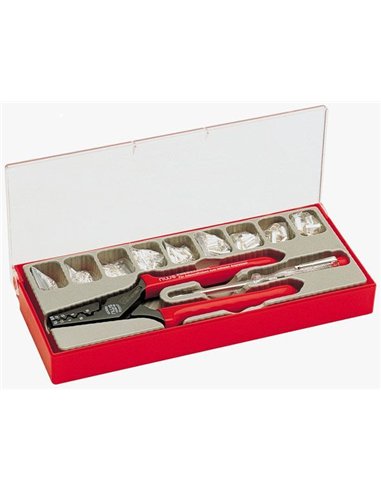 NWS-143-BS-Estuche alicates prensa terminales + terminales