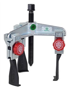 Kukko-30-10+S-Extractor de rodamientos universal de 3 patas espacios angostos con regulación rápida (130x100 mm)