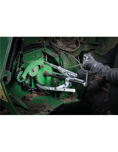 Kukko-207-2-Extractor de rodamientos combinado de 2 o 3 patas articuladas (450x400 mm)