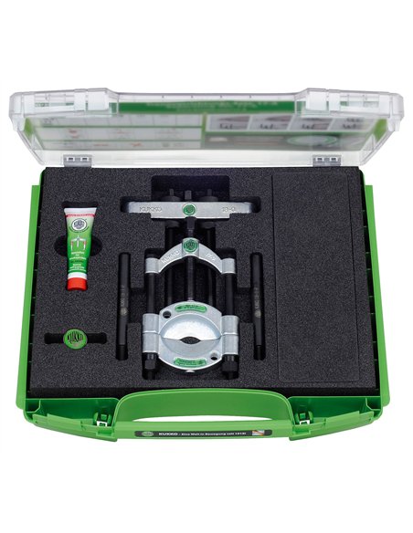 Kukko-17-A-Juego con separador de rodamientos y tornillo de presión rápida (Alcance 75 mm)