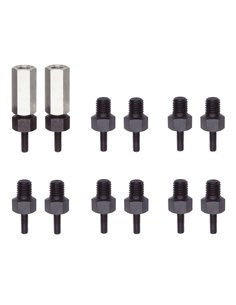 Kukko-18-2-AS-Juegos completos de adaptadores roscados (Roscas M8,M10,M12,M14,M16,M18)