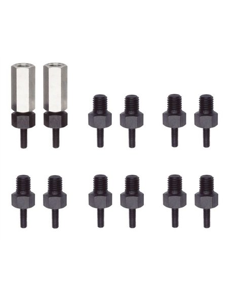 Kukko-18-3-AS-Juegos completos de adaptadores roscados (Roscas M14,M16,M18,M20,M22,M24)