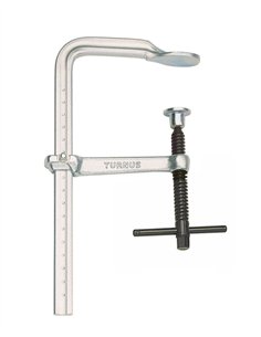 Turnus-469K-060-Tornillo de apriete todo acero mango en T 600x120 mm Riel 25x12 mm