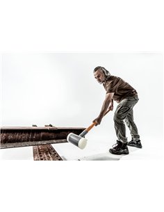 Halder-3366.081-Mallo anti rebote mango madera Supercraft Ø 80 mm 2