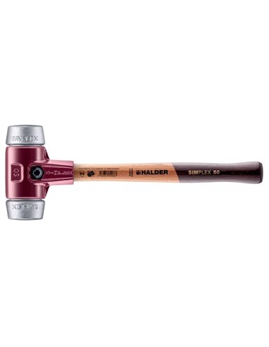 Halder-3009.081-Mallo de metal blando Simplex Ø 80x800 mm