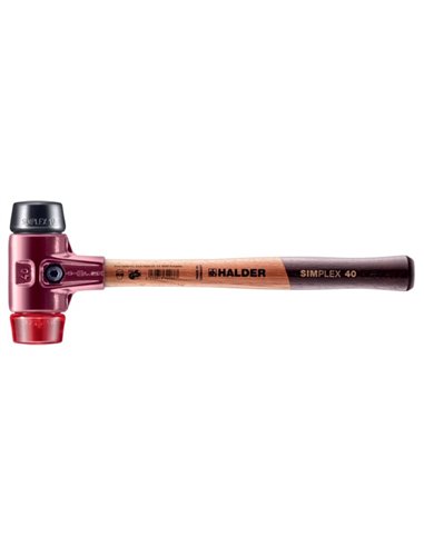 Halder-3026.050-Maza de goma + acetato Simplex Ø 50 mm