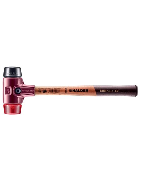Halder-3026.050-Maza de goma + acetato Simplex Ø 50 mm