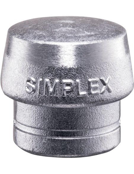 Halder-3209.080-Boca de recambio metal blando plata Simplex Ø 80 mm