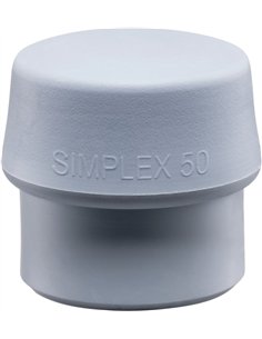 Halder-3203.060-Boca de recambio TPE dureza media gris Simplex Ø 60 mm