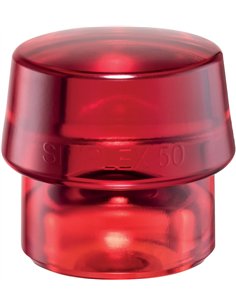 Halder-3206.040-Boca de recambio plástico rojo Simplex Ø 40 mm