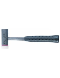 Halder-3677.035-Martillo de acero + maza de nylon Ferroplex Ø 35 mm Largo 295 mm