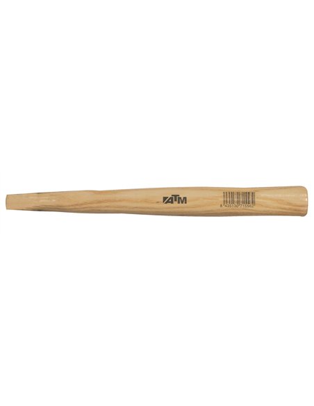 ATM-A302-Mango de madera de recambio (para maza de 28 mm Largo 270 mm)