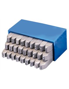 Gravurem-101.SR8-Juego abecedario 27 piezas (A-Z) SR - Standard (8 mm)