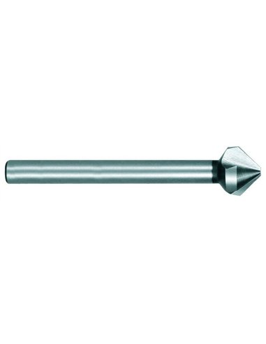 Ruko-102276-Avellanador cónico DIN 335 forma C 90º HSS mango cilíndrico largo (Ø máx. 16,5 mm)