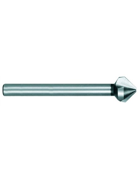 Ruko-102276-Avellanador cónico DIN 335 forma C 90º HSS mango cilíndrico largo (Ø máx. 16,5 mm)