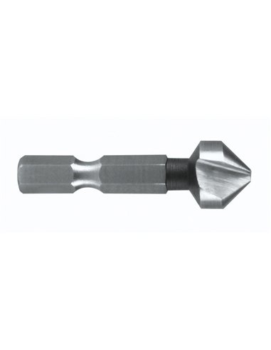 Ruko-102313-Avellanador cónico DIN 335 forma C 90º HSS mango hexagonal 1/4" (Ø máx. 6,3 mm)
